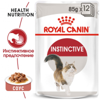 Влажный корм для кошек Royal Canin Instinctive с мясом в соусе, пауч, 85 г