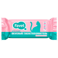 Таблеткодаватель для кошек Favet, со вкусовыми добавками, 1 шт