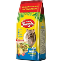 Корм для крыс Happy Jungle, основной рацион, 900 г